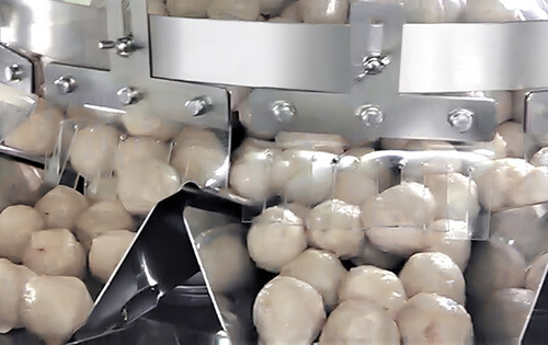 Meat Ball Automatic Weighing And Box Packaging Solution